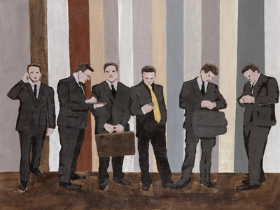 "Conference Break" Giant Art 72x54 Wall Art