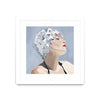 \"Getting My Tan On\" Matted and Framed White 30x30 Wall Art