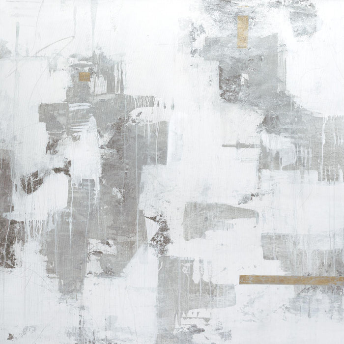 \"Haloed In Metallic Ii\" Giant Art 54x54 Wall Art