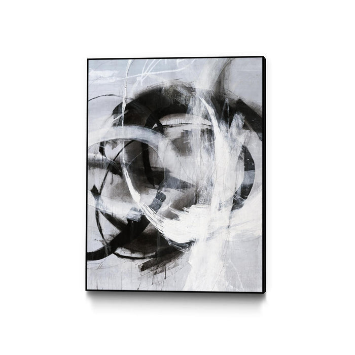 \"No Turning Radius\" Canvas Framed Black 30x40 Wall Art