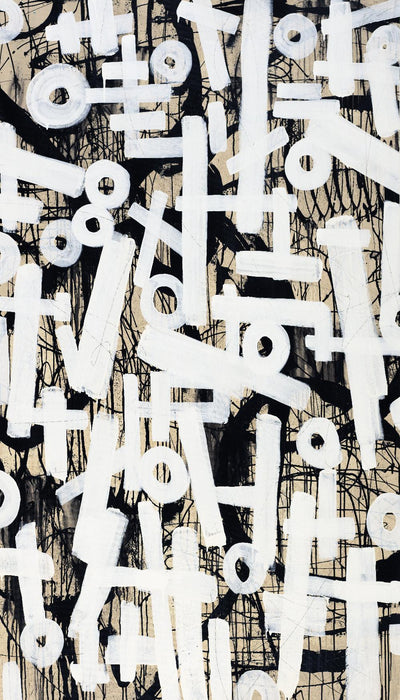 "Strapped I" Giant Art 84x48 Wall Art