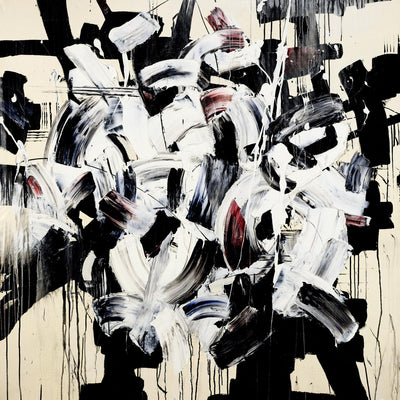 "Racing Thoughts" Giant Art 72x72 Wall Art