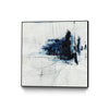\"Superior\" Canvas Framed Black 20x20 Wall Art