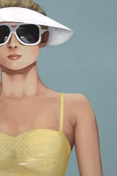 "Glamour Rays" Giant Art 84x54 Wall Art