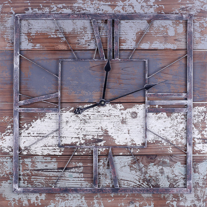 Industrial Indoor Clock - 27\" x 27\"