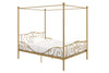 Atwater Living Whimsical Full Metal Canopy Bed - Gold