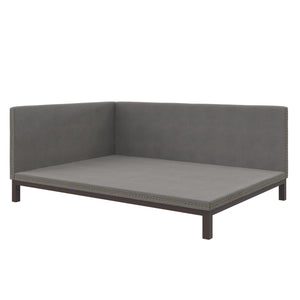 Atwater Living Doris Full Upholstered Daybed - Grey