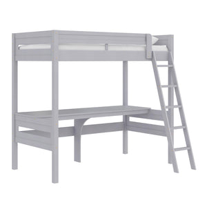 Dorel Living Mountain View Loft Bed with Desk - Grey