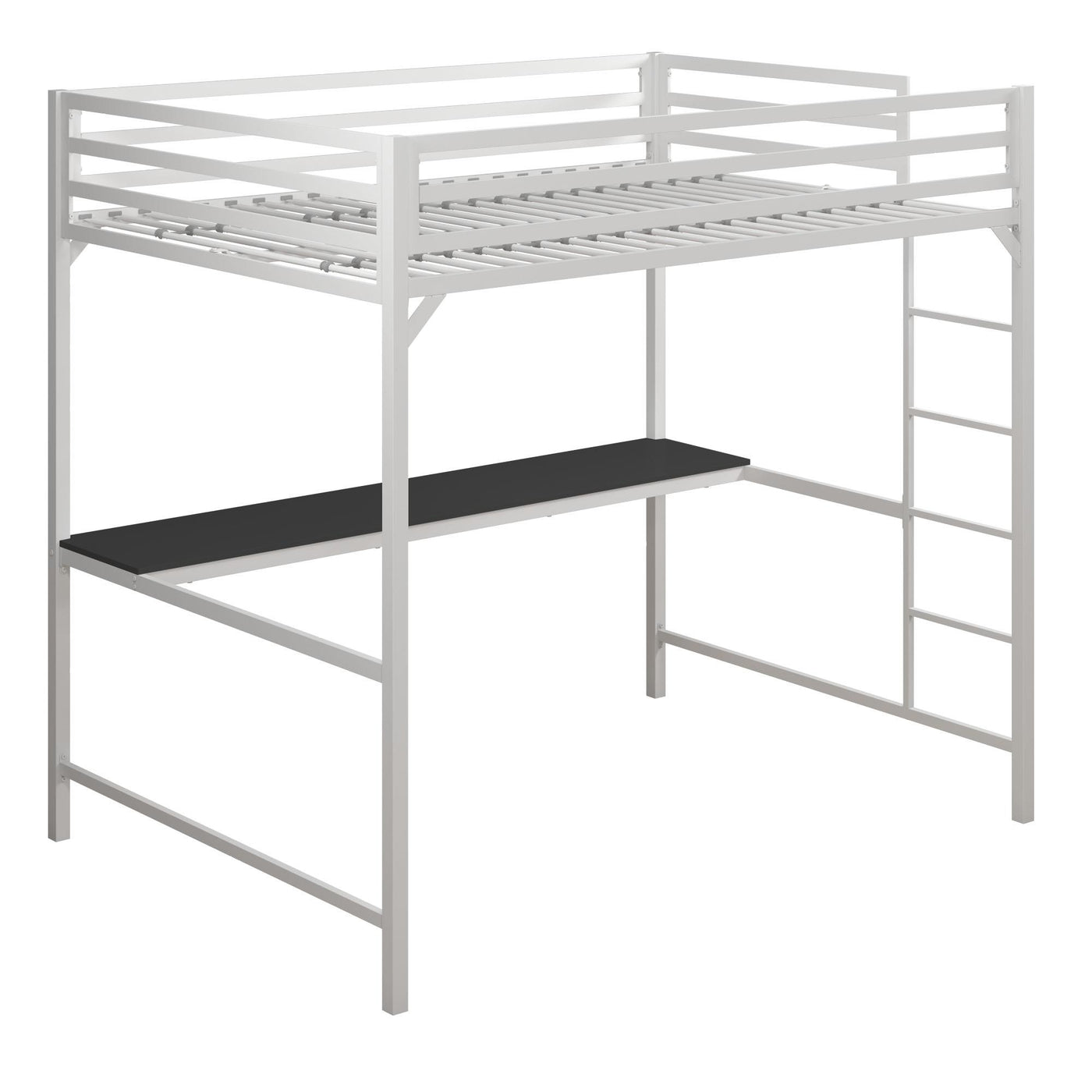 Metal full loft bed deals