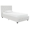 Atwater Living Dana Twin Upholstered Bed - White