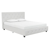 Dorel Home Atwater Living Dana Queen Upholstered Bed - White
