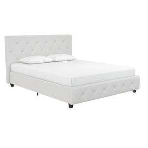 Atwater Living Dana Queen Upholstered Bed - White