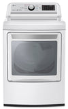LG 7.3 Cu.Ft. Electric Smart Dryer with TurboSteam® - DLEX7250W