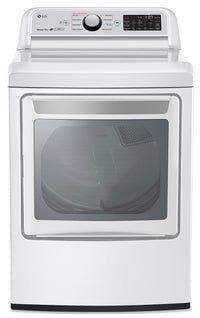 LG 7.3 Cu. Ft. Electric Dryer with TurboSteam - DLEX7250W