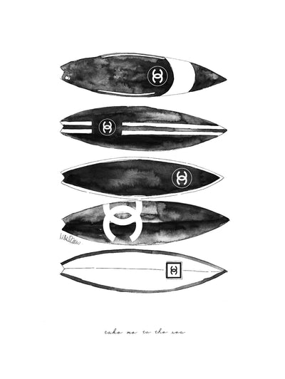 "Surf Portrait" Giant Art 72x54 Wall Art