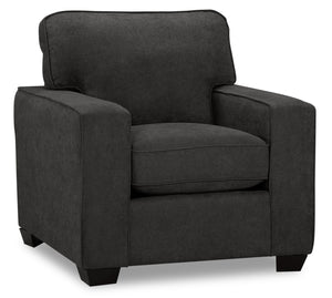 Fiona Chenille Chair - Grey|Fauteuil Fiona en chenille - gris|FIONAGCH
