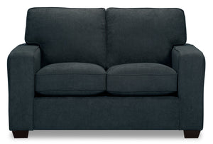 Fiona Chenille Loveseat - Navy | Causeuse Fiona en chenille - bleu marine | FIONANLV