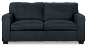 Fiona Chenille Twin-Size Sofa Bed – Navy