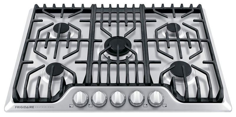 Frigidaire Professional 30\" 5-Element Gas Cooktop - Stainless Steel - FPGC3077RS