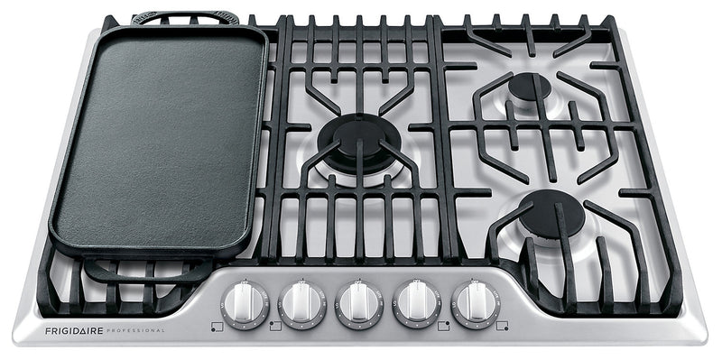 Frigidaire Professional 30\" 5-Element Gas Cooktop - Stainless Steel - FPGC3077RS