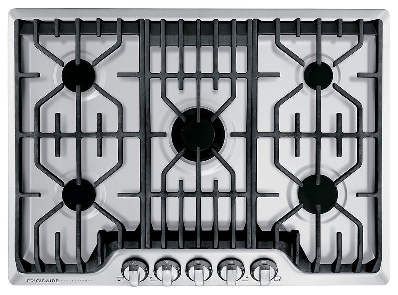 Frigidaire Professional 30\" 5-Element Gas Cooktop - Stainless Steel - FPGC3077RS