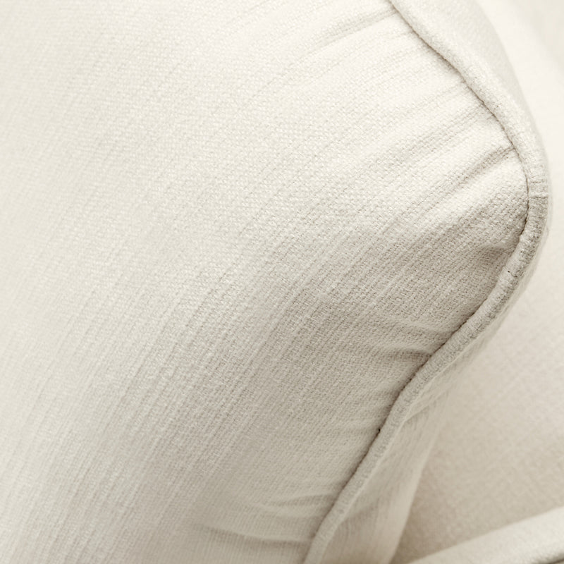 Gena 2-Piece Linen-Look Fabric Left-Facing Sectional - Cotton | The Brick
