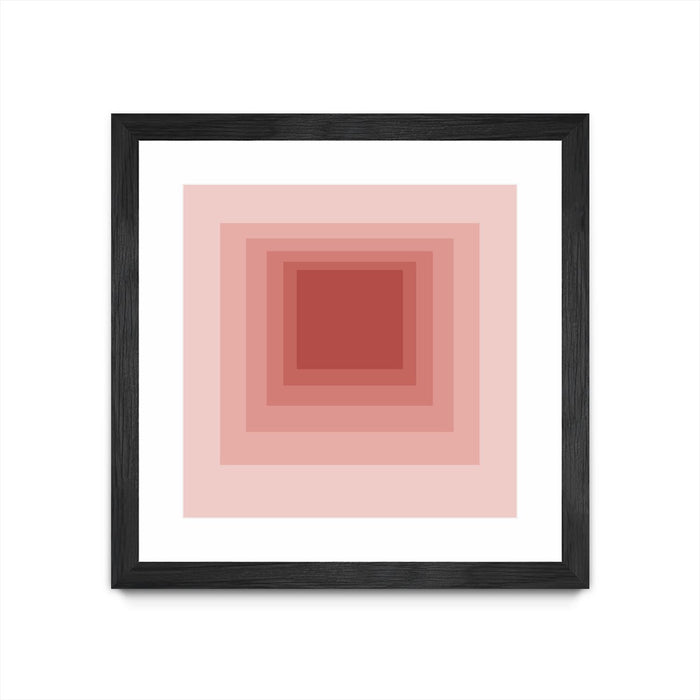 \"After Josef O\" Matted and Framed Black 30x30 Wall Art
