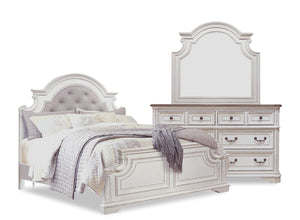 Grace 5-Piece King Bedroom Package - Antique White