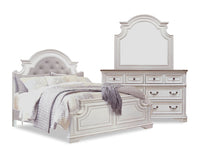 Grace 5-Piece Queen Bedroom Package - Antique White