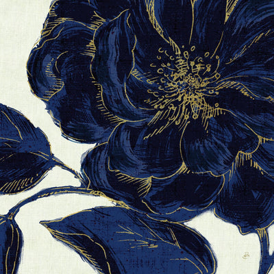 "Indigo Garden Ii" Giant Art 72x72 Wall Art
