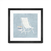 \"Serene Seaside Iii\" Matted and Framed Black 30x30 Wall Art