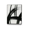 \"Spontaneous Ii\" Canvas Framed Black 18x24 Wall Art