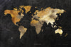 \"Dramatic World Map\" Giant Art 84x54 Wall Art