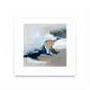 \"Surfacing\" Matted and Framed White 36x36 Wall Art