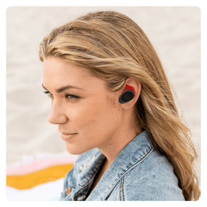 Cleer Audio GOAL Wireless Earbuds - Red