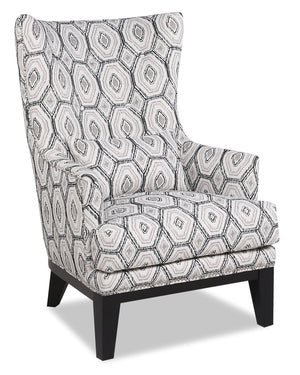 Haden Fabric Accent Chair - Onyx | Fauteuil d'appoint Haden en tissu - onyx | HADFONAC