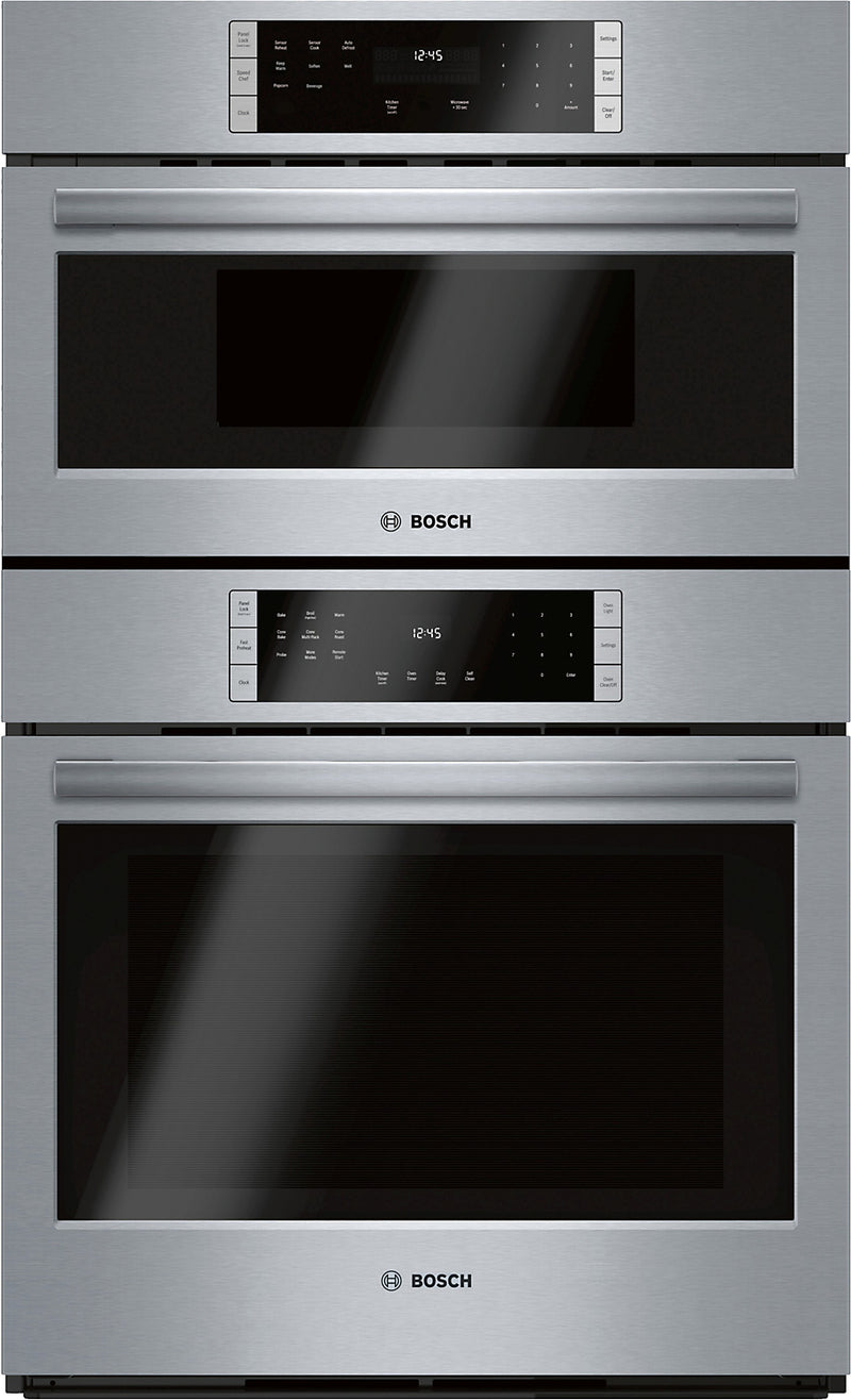 Bosch 4.6 Cu. Ft. 800 Series Microwave Combination Wall Oven - HBL87M53UC 