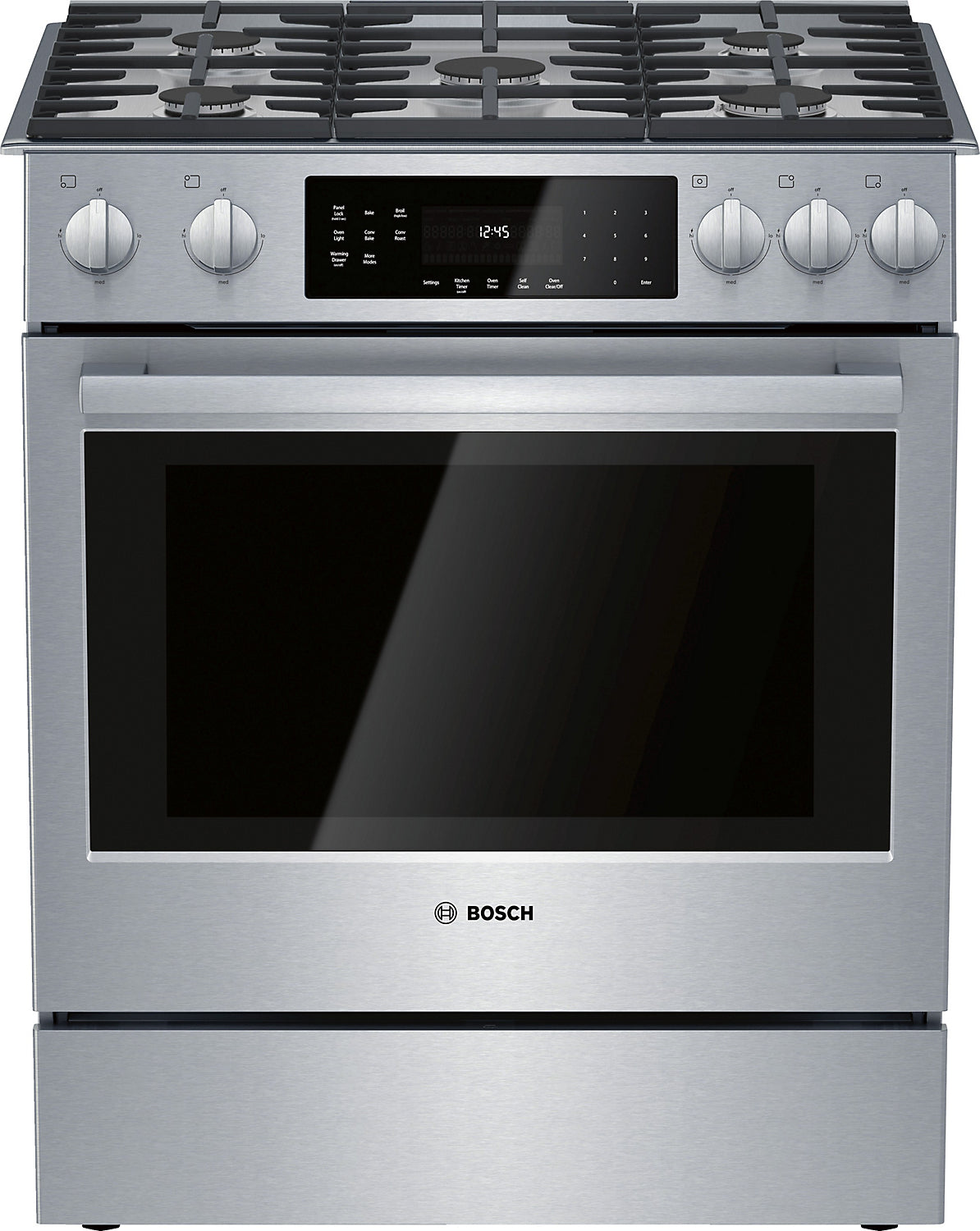 Bosch 800 Series Slide-In Gas Range HGI8056UC The
