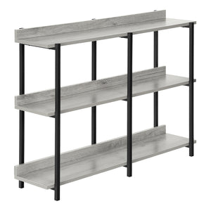 Grey and Black Console Table|Console noire et grise|D90F6902