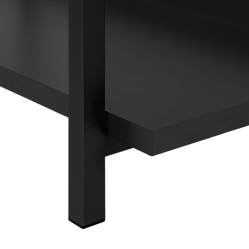 Black on Black Console Table The Brick