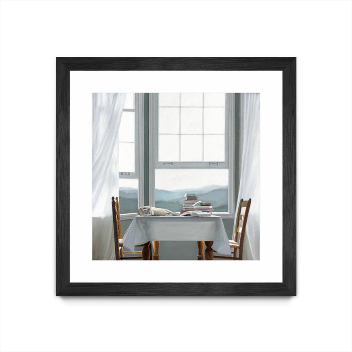 \"Accidental Scholar\" Matted and Framed Black 30x30 Wall Art