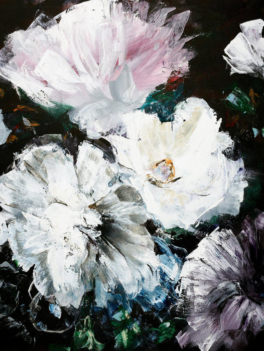 \"Soft Hue Flowers\" Giant Art 72x54 Wall Art