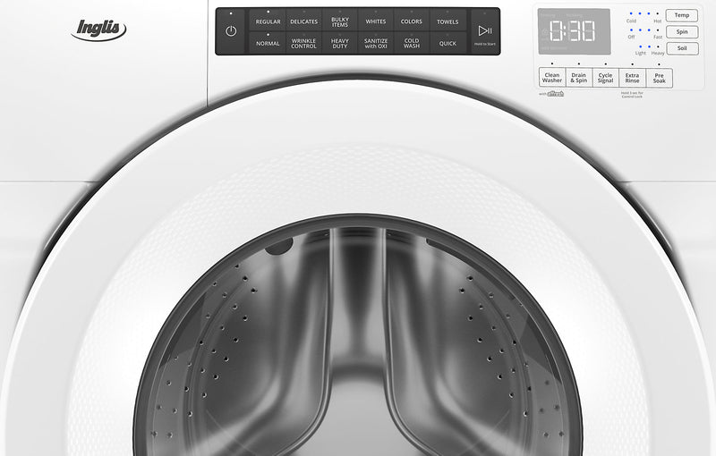 Inglis 5.0 Cu. Ft. Front-Load High-Efficiency Washer - White - Stackable - IFW5900HW