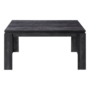 Black Reclaimed Wood-look Dining Table