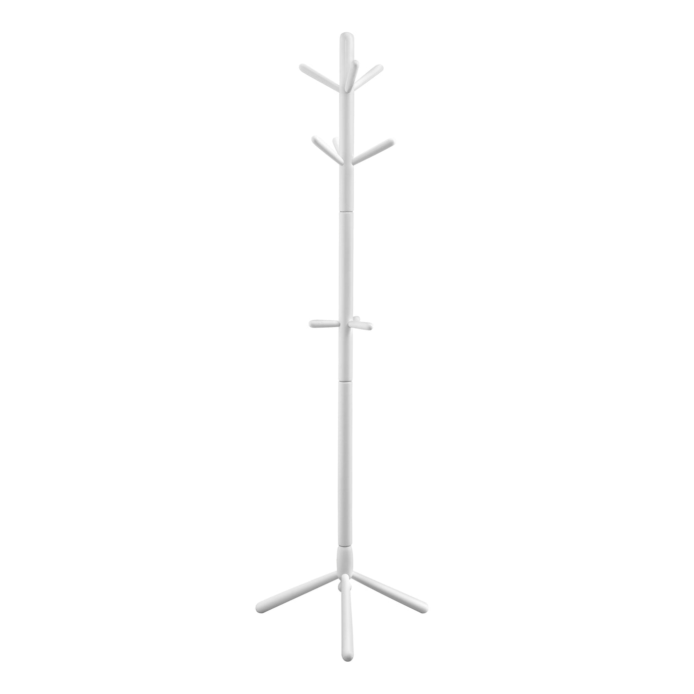 White Wood Contemporary Style Coat Rack | The Brick