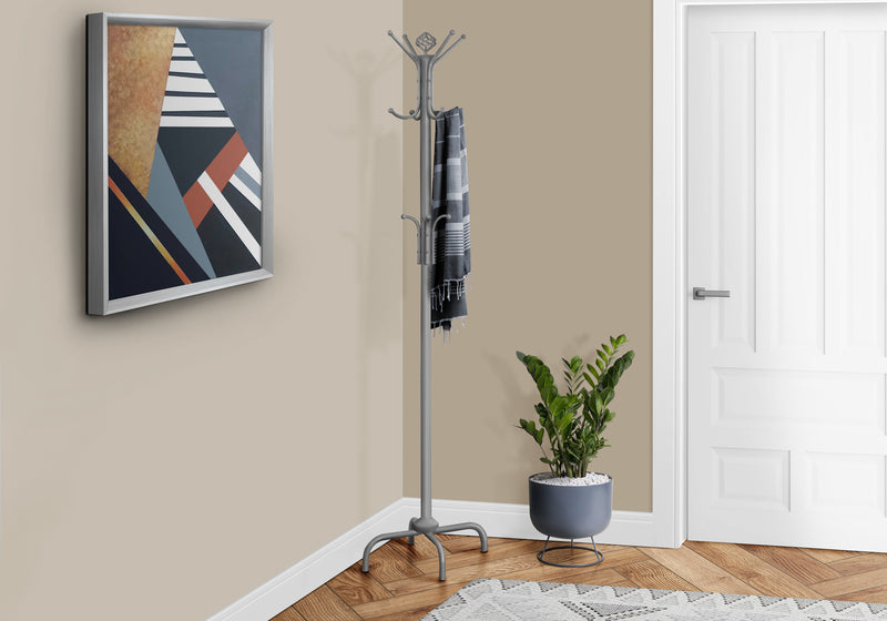 Silver Metal Coat Rack The Brick