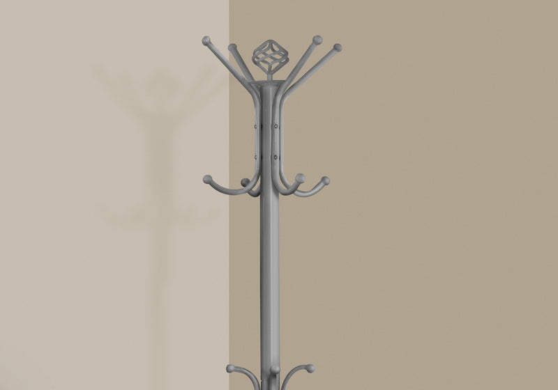 Silver Metal Coat Rack - The Brick