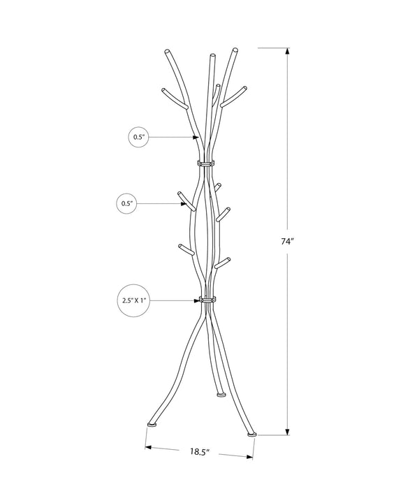 White Coat Rack