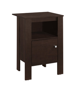 Espresso Side Table Nightstand