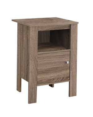 Dark Taupe Side Table Nightstand